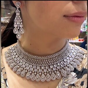 Designer Bridal Necklace and Earrings Set